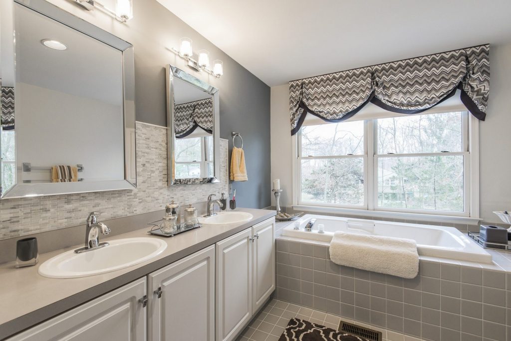 120 oxford08-R Makeover for a primary bathroom in an older home.